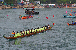 Dragon boat racing, Po Toi island, 21 April 2014