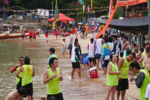 Dragon boat racing, Po Toi island, 21 April 2014