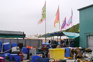 Flags, Po Toi Island, 21 April 2014