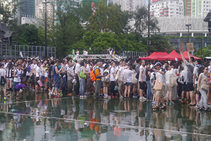 Annual pro-democracy march, Victoria Park, Causeway Bay, 1 July 2014