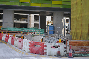MTR South Island line under construction, Wong Chuk Hang, 27 September 2014