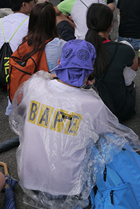 Demonstrators, Cotton Tree Drive, 28 September 2014