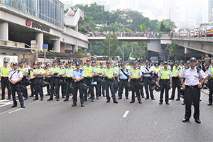 Police, Cotton Tree Drive, 28 September 2014