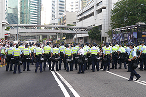 Police, Queensway, 28 September 2014