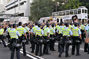 Police, Queensway, 28 September 2014