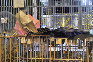 Street occupation, Central Government Offices Complex, Admiralty, 29 September 2014