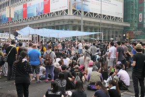 Mongkok Umbrella Movement occupation site, 30 September 2014
