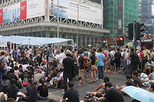 Mongkok Umbrella Movement occupation site, 30 September 2014