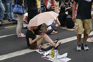Mongkok Umbrella Movement occupation site, 30 September 2014