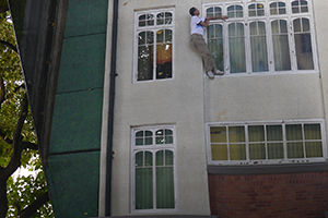 Artwork at Oil Street Art Space, North Point, Hong Kong Island, 7 September 2014