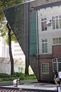 Artwork at Oil Street Art Space, North Point, Hong Kong Island, 7 September 2014