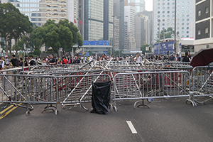 Central Umbrella Movement occupation site, Connaught Road Central, 30 September 2014