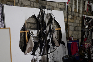 Frog King (Kwok Mang Ho) performance, Chancery Lane, Central, 26 September 2014