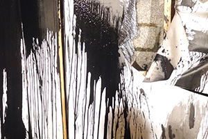 Detail of a Frog King installation, Chancery Lane, Central, 26 September 2014