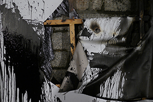 Detail of an installation by Frog King, Chancery Lane, Central, 26 September 2014