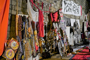 Frog King (Kwok Mang Ho) performance, Chancery Lane, Central, 26 September 2014