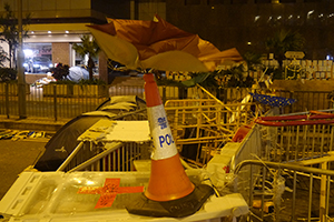 Admiralty Umbrella Movement occupation site, Harcourt Road, 16 October 2014