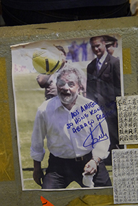Posters at the Admiralty Umbrella Movement occupation site, Harcourt Road, 16 October 2014