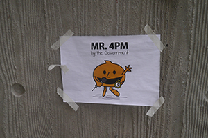 Poster at the Central Government Offices Complex, Admiralty, 25 October 2014