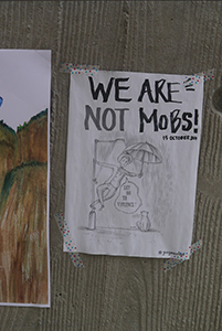 Posters at the Central Government Offices Complex, Admiralty, 25 October 2014