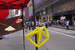 Mongkok Umbrella Movement occupation site, Nathan Road, 26 October 2014