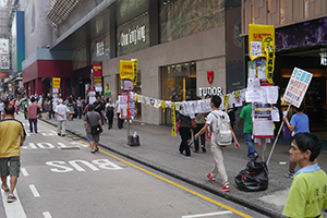 Mongkok Umbrella Movement occupation site, Nathan Road, 26 October 2014