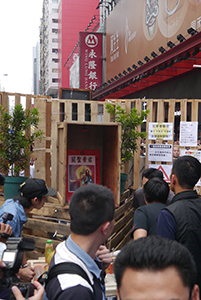 Mongkok Umbrella Movement occupation site, Nathan Road, 26 October 2014