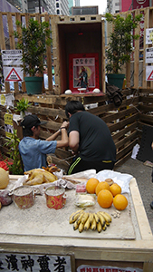 Mongkok Umbrella Movement occupation site, Nathan Road, 26 October 2014