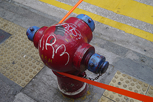 Mongkok Umbrella Movement occupation site, Nathan Road, 26 October 2014