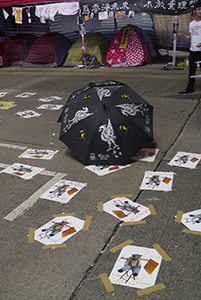 Causeway Bay Umbrella Movement occupation site, Yee Wo Street, 27 October 2014