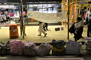 Causeway Bay Umbrella Movement occupation site, 27 October 2014