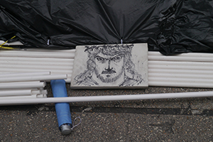 Mongkok Umbrella Movement occupation site, Nathan Road, 26 October 2014