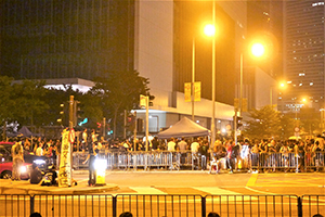 Umbrella Movement occupation site, Lung Wo Road, 2 October 2014