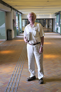 Retired academic Kevin Mackeown at the University of Hong Kong, 3 October 2014