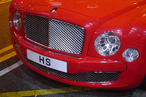 Rolls Royce car on the street, Central, 3 October 2014