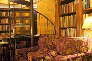 In the library of the China Club, Bank Of China Building, Central, 3 October 2014