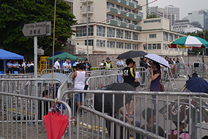 Umbrella Movement occupation site, Tim Wa Avenue, 4 October 2014