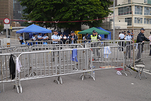 Umbrella Movement occupation site, Lung Wo Road, 4 October 2014