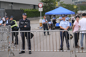 Umbrella Movement occupation site, Lung Wo Road, 4 October 2014