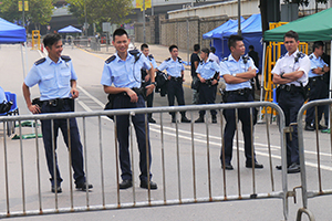 Umbrella Movement occupation site, Lung Wo Road, 4 October 2014