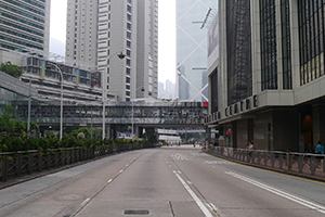 Admiralty Umbrella Movement occupation site, Queensway, 4 October 2014