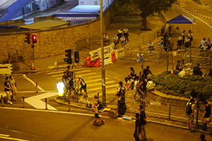 Admiralty Umbrella Movement occupation site, Tim Wa Avenue, 5 October 2014