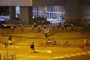 Admiralty Umbrella Movement occupation site, Tim Wa Avenue, 5 October 2014