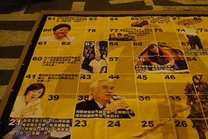 Posters at the Admiralty Umbrella Movement occupation site, Harcourt Road, 30 November 2014