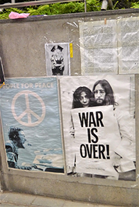 Posters at the Admiralty Umbrella Movement occupation site, 30 November 2014