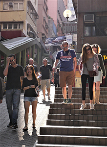 Street scene, Shelley Street, Central, 15 November 2014