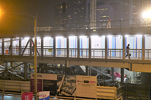 Footbridge at Admiralty, 19 November 2014