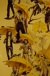 Detail of a poster at the Admiralty Umbrella Movement occupation site, Harcourt Road, 19 November 2014