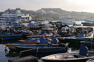 Boats in the harbour, Cheung Chau, 22 November 2014