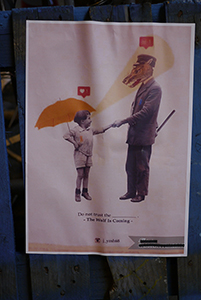 Posters at the Mongkok Umbrella Movement occupation site, Nathan Road, 24 November 2014